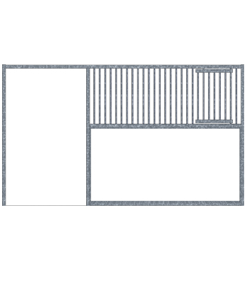 Racetrack Stall Front - Feed Door